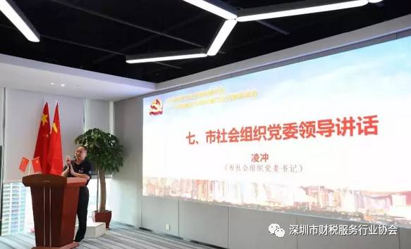 【党支部】协会党支部书记叶海洲同志参加深圳建党96周年暨行业党建现场会