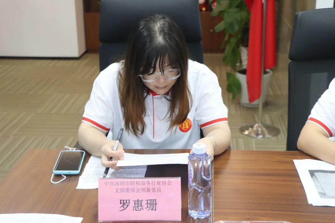 协会党建 | 中共深圳市财税服务行业协会支部委员会召开换届选举党员大会