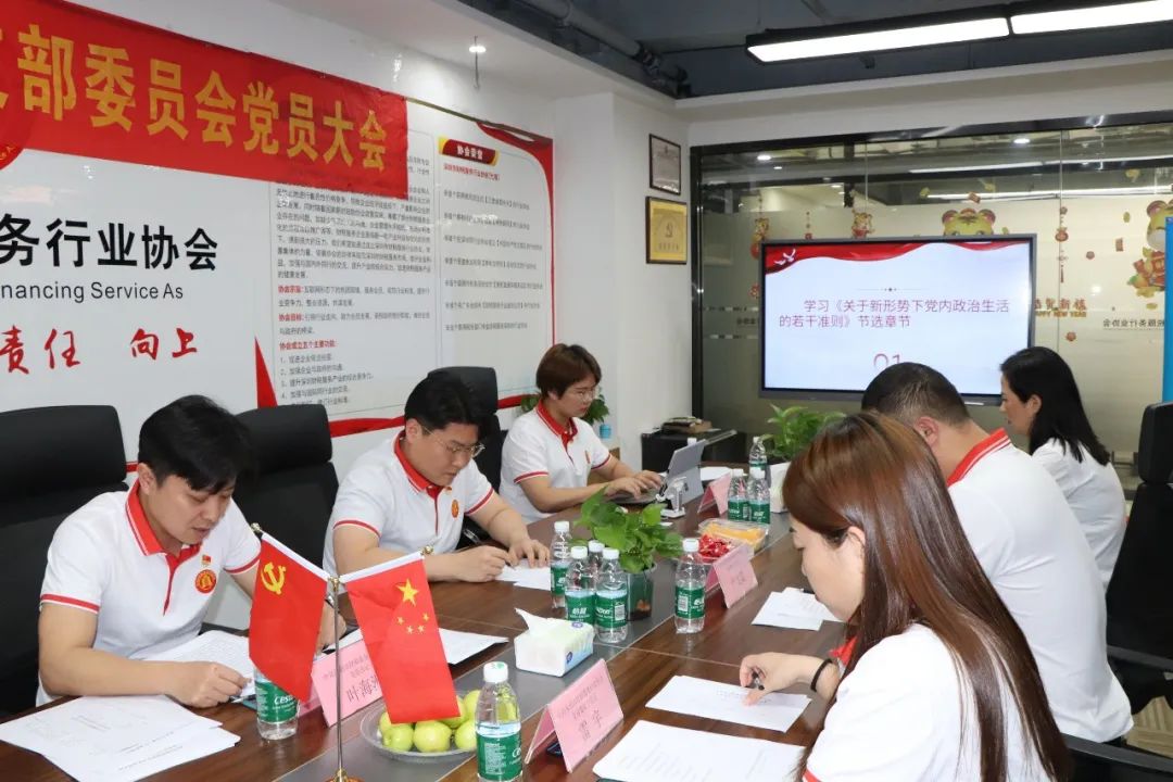 协会党建 | 中共深圳市财税服务行业协会支部委员会党员大会顺利召开