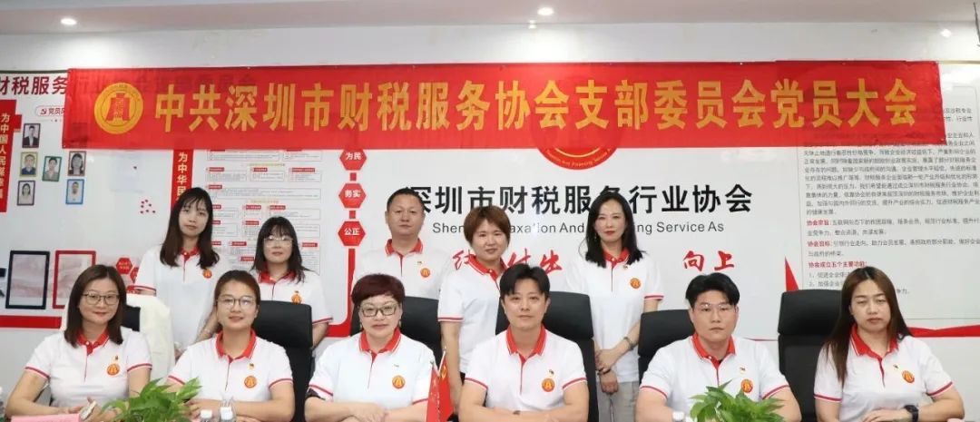 协会党建 | 中共深圳市财税服务行业协会支部委员会党员大会顺利召开