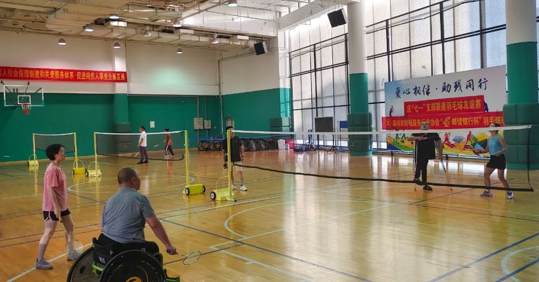 党建活动 | 庆“七一”支部联建羽毛球友谊赛