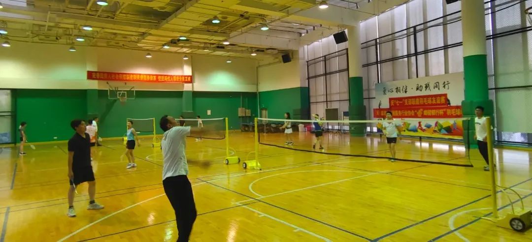 党建活动 | 庆“七一”支部联建羽毛球友谊赛