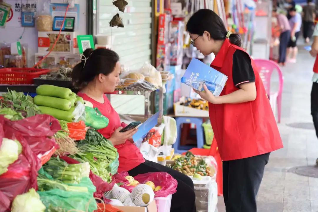 协会动态｜带你走进第二届“全国个体工商户服务月”——盐田田心市场站活动现场